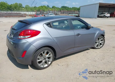 2016 Hyundai Veloster из США, поврежденный, VIN KMHTC6AD9GU284901